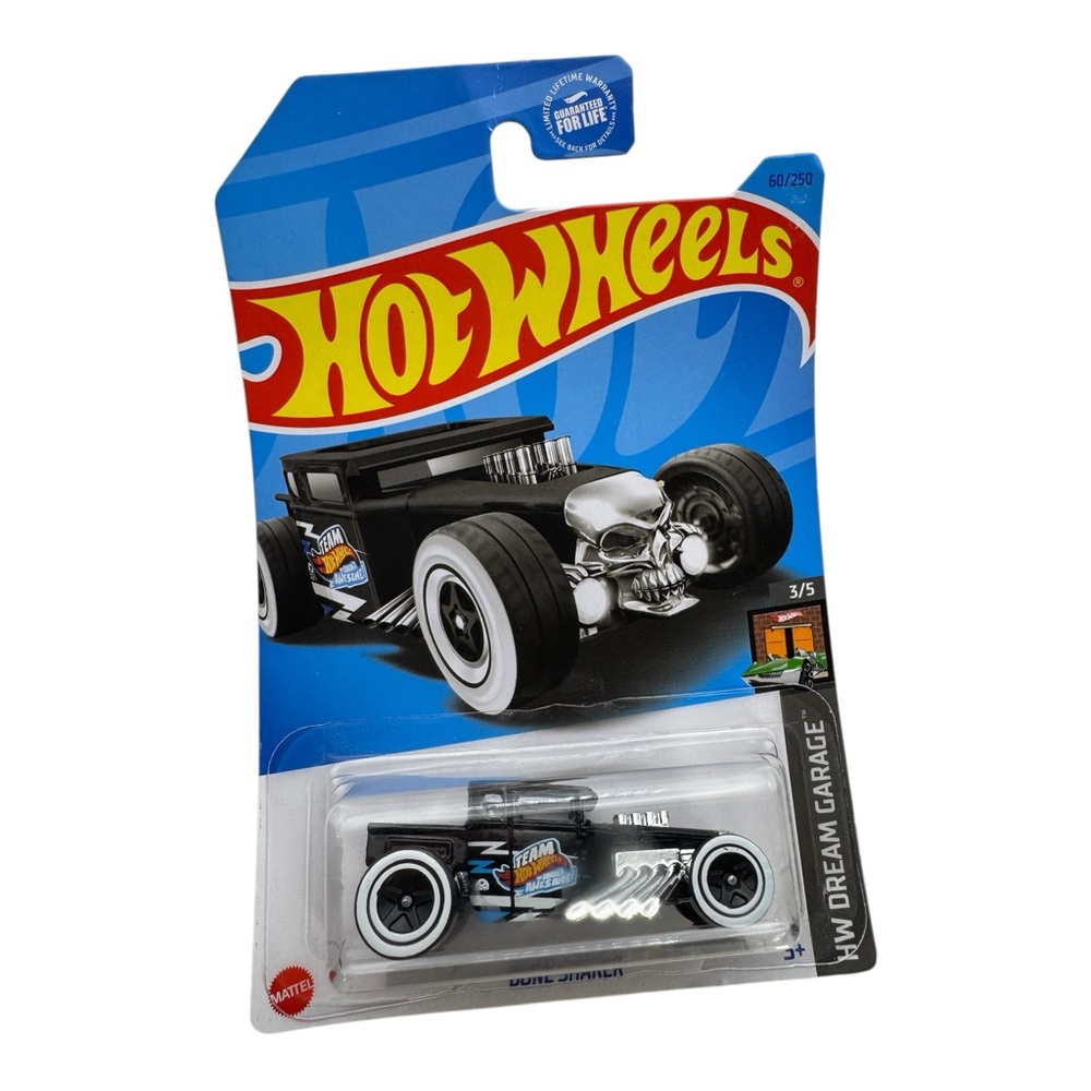 Hot‎ Wheels Bone Shaker HW Dream Garage 3/5 Die-Cast Car New on Card
